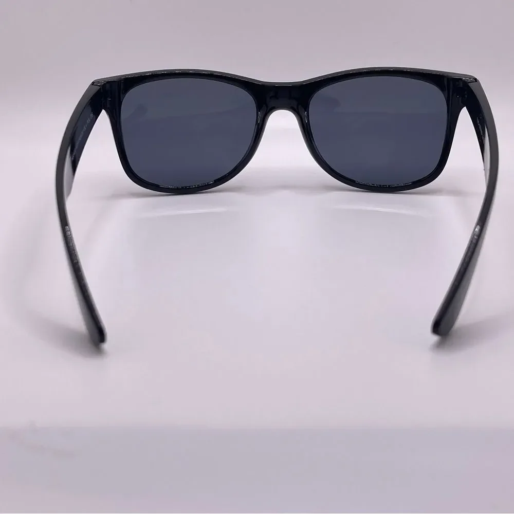 Black Polarized Sunglasses Wayfarer Silhouette Mens Womens